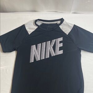 Nike Black and White Sports Tee
